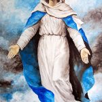 Bunda Maria, oil on canvas , 80 x 120 , tahun 2011