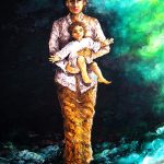 Bunda oil on canvas 90 x 60 ,