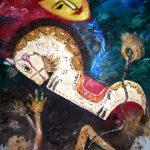 Diktator , oil on canvas 50 x 60, tahun 2002