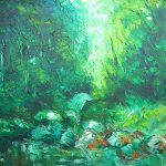 Tepi hutan oil on canvas, 50 X 60 tahun 2002