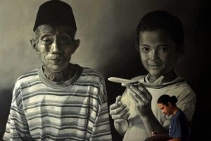 Menginterpretasi Lukisan Realis Rendra Santana
